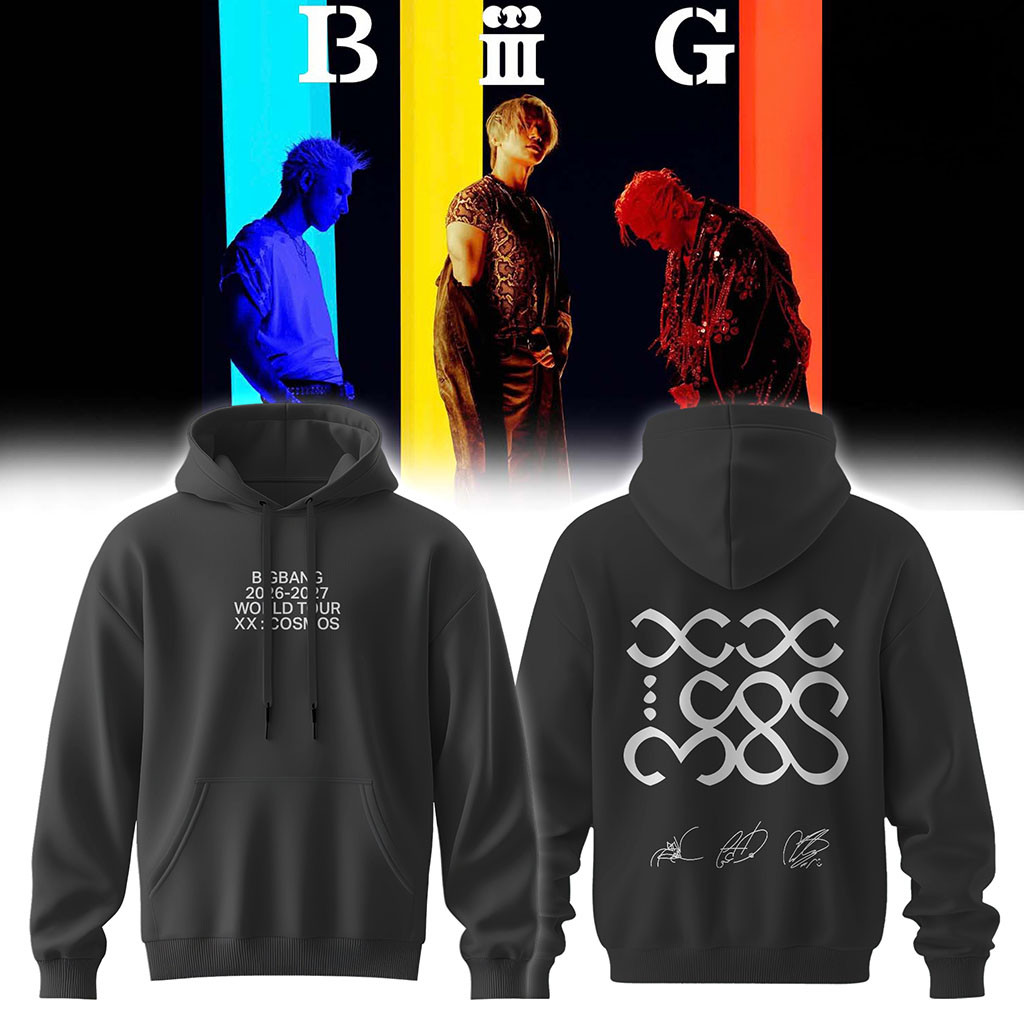 BIGBANG World Tour XX Cosmos Hoodie Signature 2026 BIGBANG Merch Kpop Fan Gifts For VIP - Kdjoy