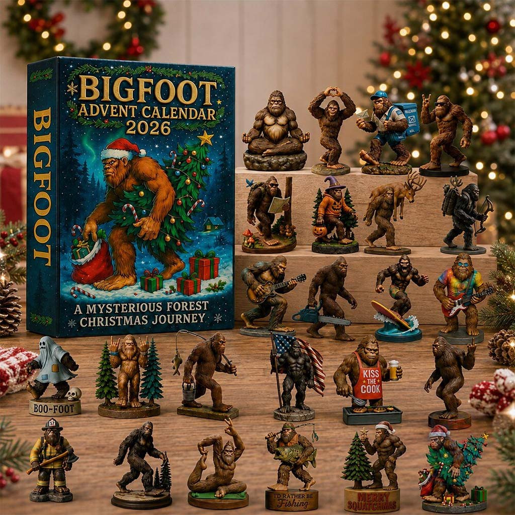 Bigfoot Advent Calendar 2026 24 Mini Mystery Sasquatch Funko Pop Set Bigfoot Lovers Gifts - Kdjoy
