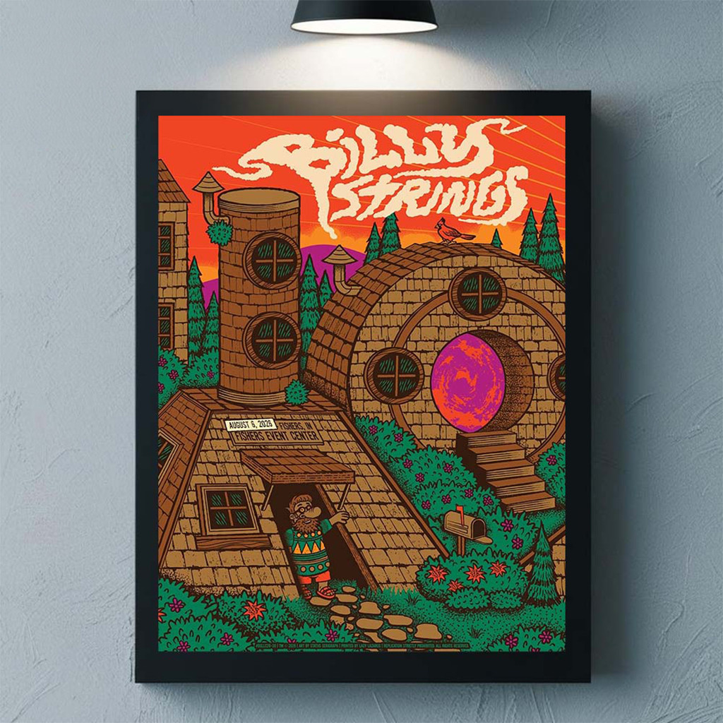 Billy Strings Fishers IN 2026 Night 1 Poster Home Decor Billy Strings Merch Gift For Fans - Kdjoy Billy Strings Fishers IN 2026 Night 1 Poster Home Decor Billy Strings Merch Gift For Fans - Kdjoy
