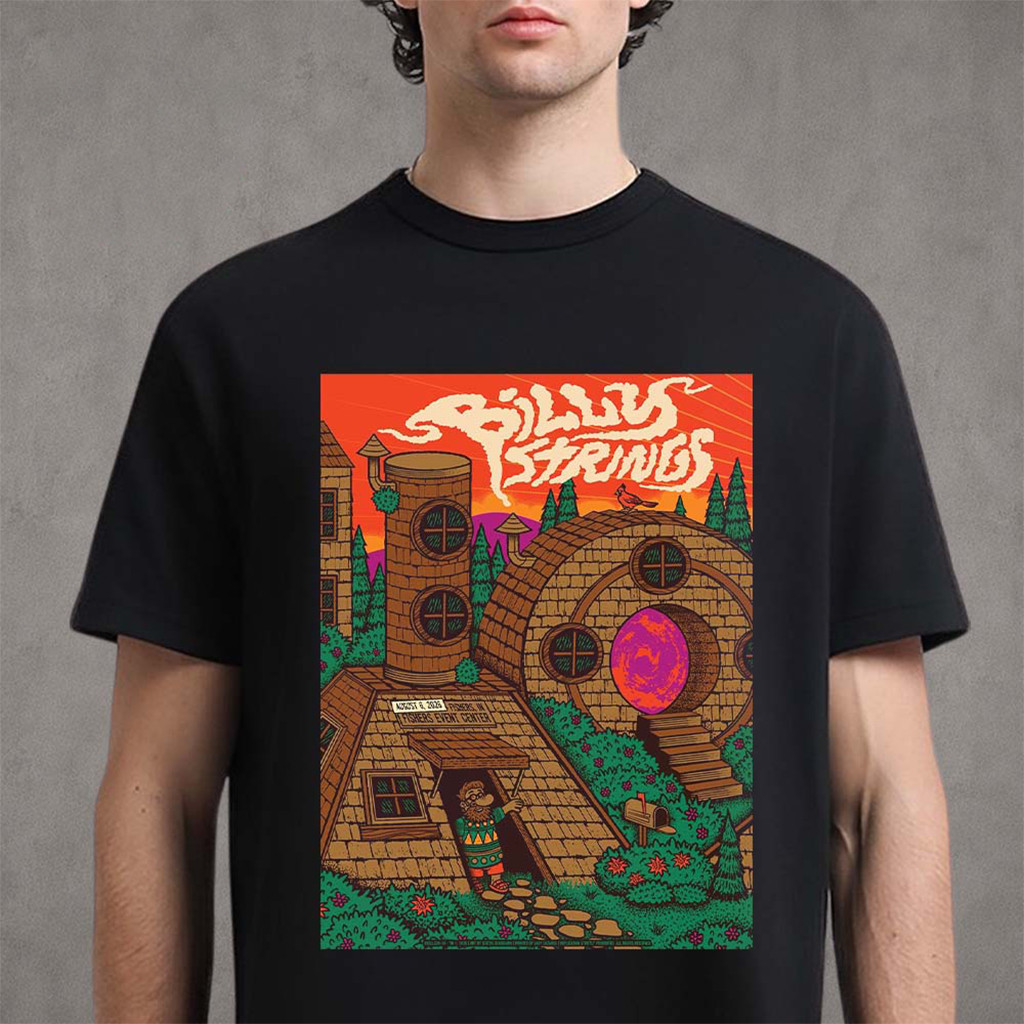 Billy Strings Fishers IN 2026 Night 1 Poster T-Shirt Black Billy Strings Merch Gift For Fans - Kdjoy
