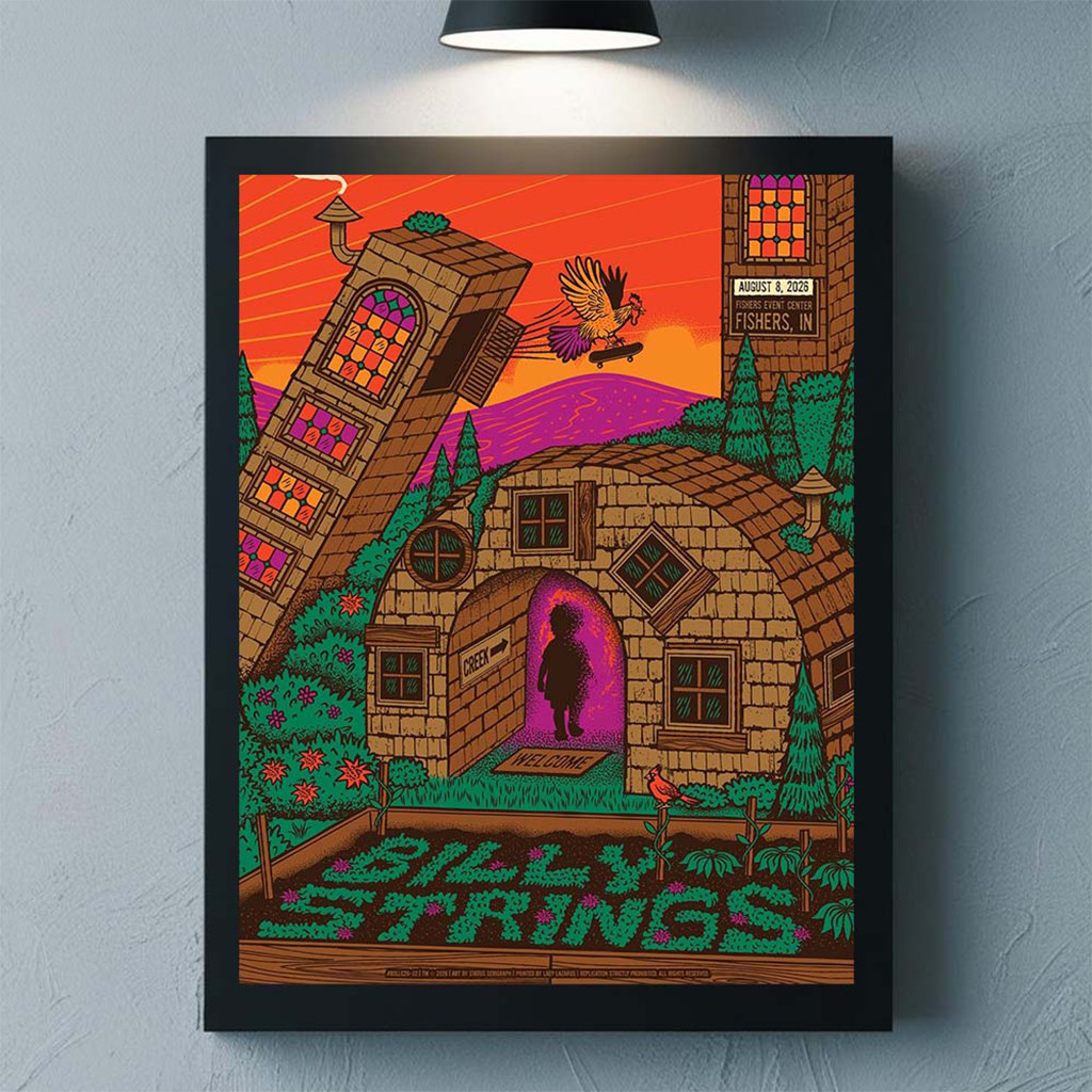 Billy Strings Fishers IN 2026 Night 3 Poster Wall Art Decor Billy Strings Merch Fan Present - Kdjoy