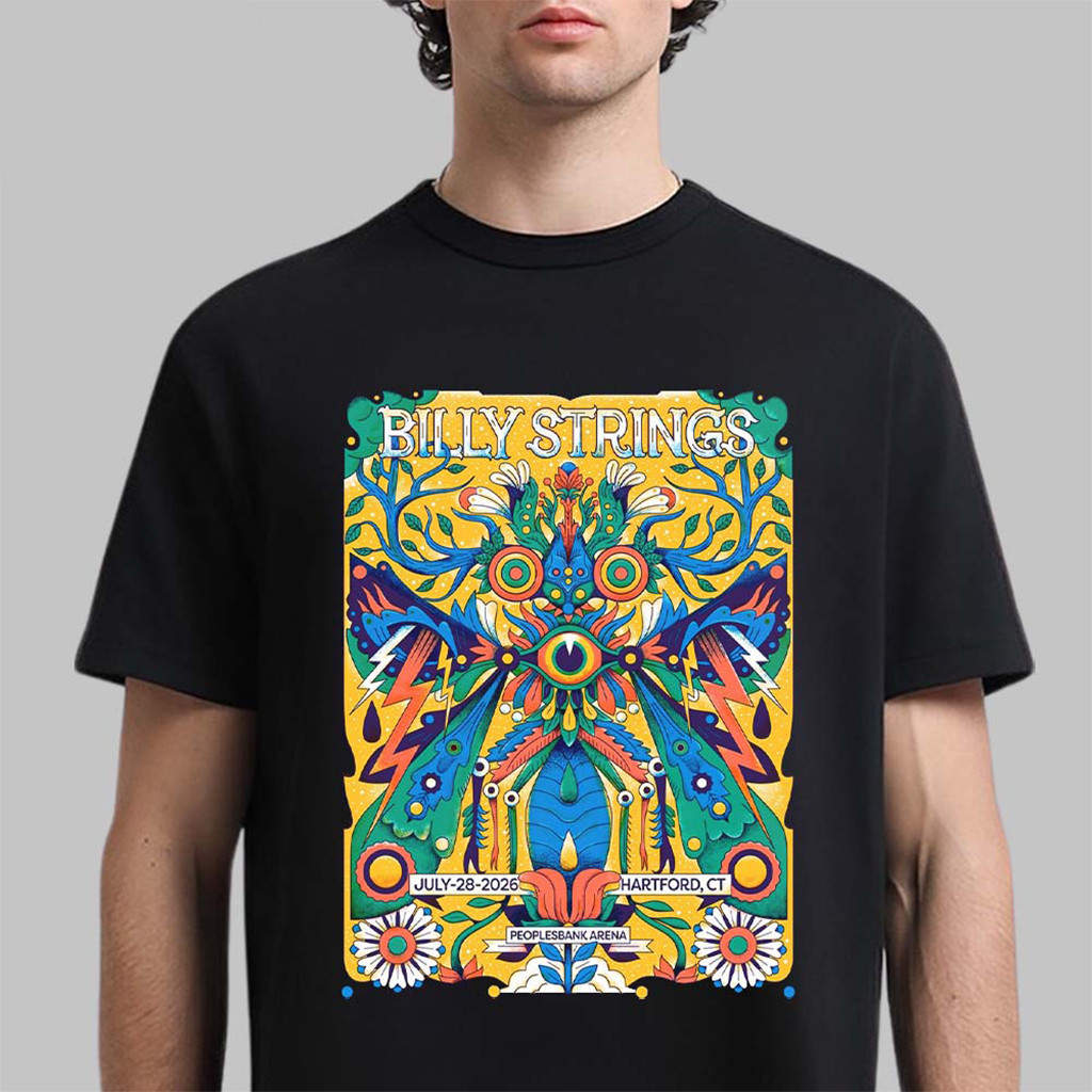 Billy Strings Hartford CT 2026 Event Shirt Billy Strings Merch Cool Gifts For Music Lovers - Kdjoy Billy Strings Hartford CT 2026 Event Shirt Billy Strings Merch Cool Gifts For Music Lovers - Kdjoy
