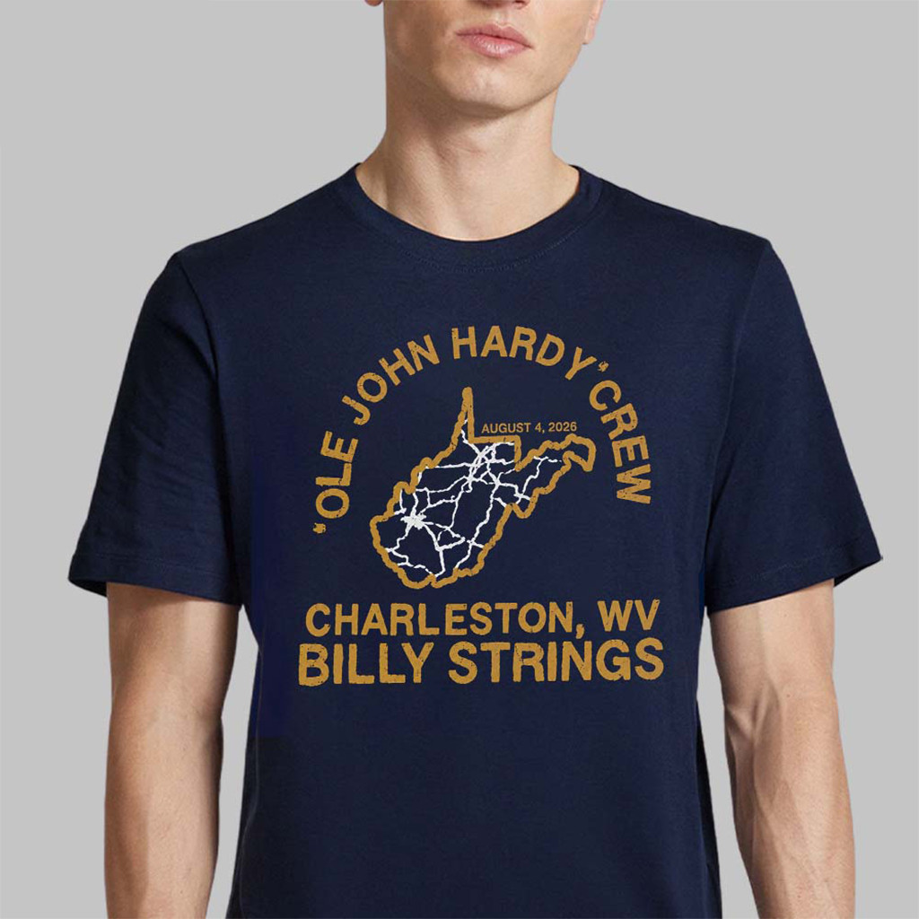 Billy Strings Merch Charleston WV 2026 T-Shirt Music Related Gifts For Guys - Kdjoy Billy Strings Merch Charleston WV 2026 T-Shirt Music Related Gifts For Guys - Kdjoy