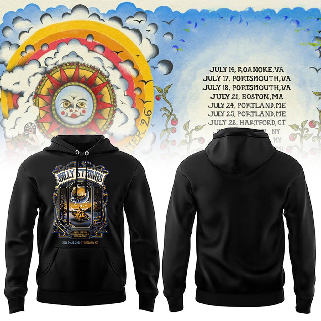 Billy Strings Portland Concert Poster Hoodie 2026 Billy Strings Merch Present For Music Fans - Kdjoy