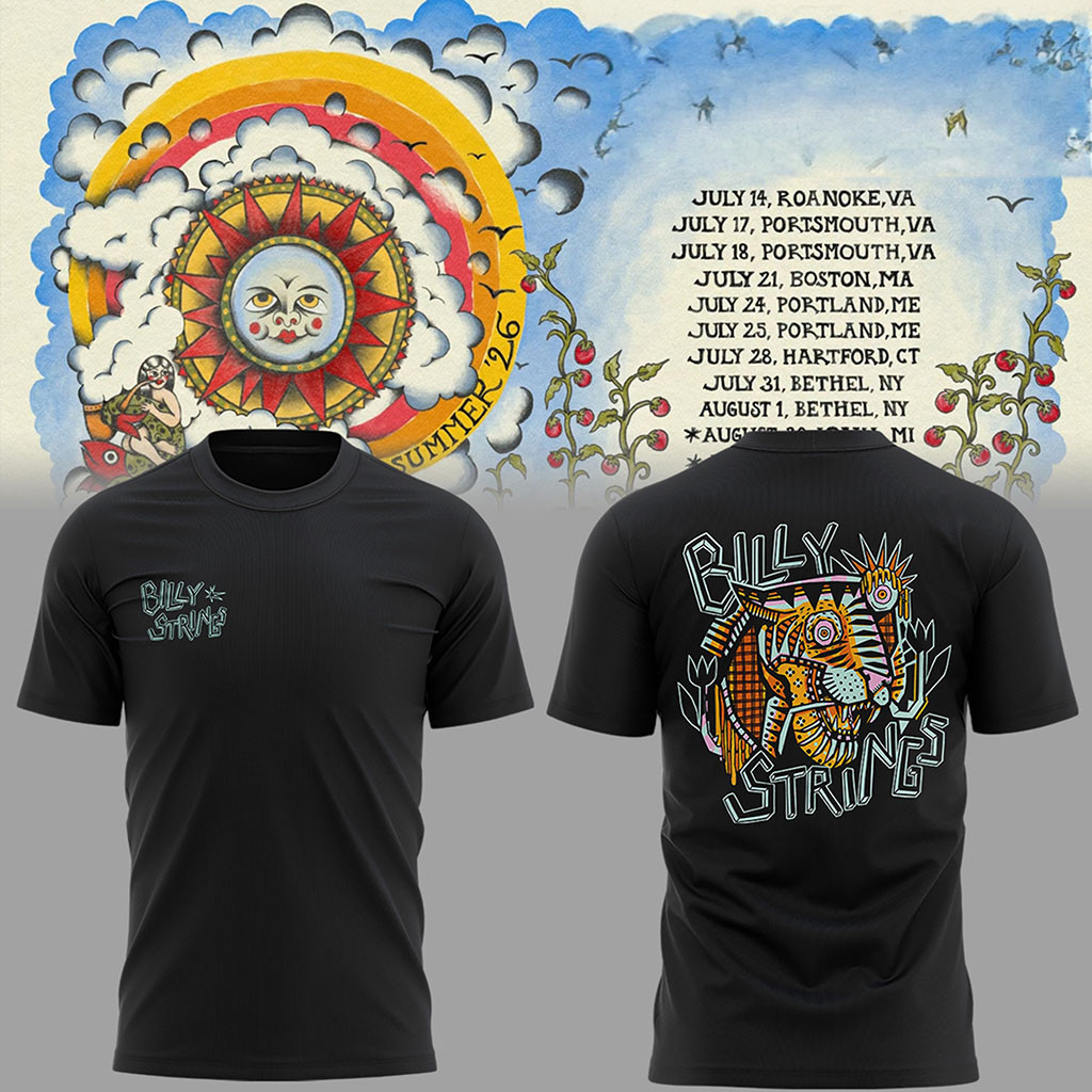 Billy Strings Summer 2026 Merch Deconstructed Tiger T-Shirt Presents For Music Lovers - Kdjoy