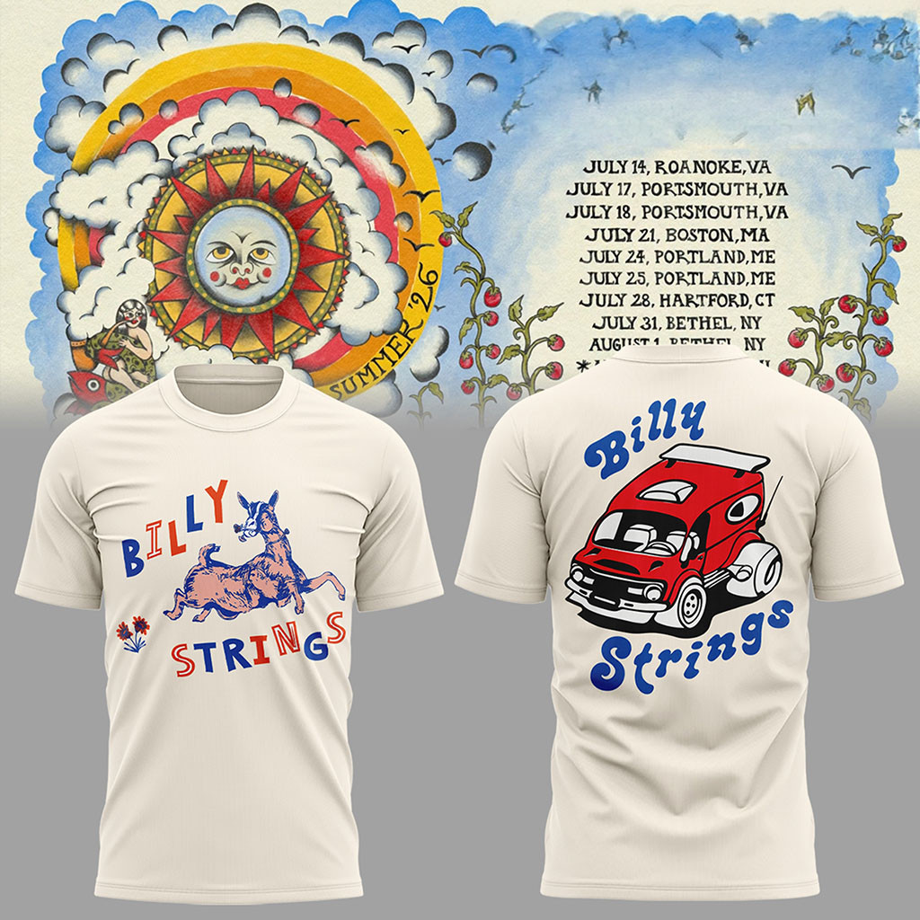 Billy Strings Summer 2026 T-Shirt Billy Strings Tour Merch Birthday Gifts For Music Lovers - Kdjoy Billy Strings Summer 2026 T-Shirt Billy Strings Tour Merch Birthday Gifts For Music Lovers - Kdjoy