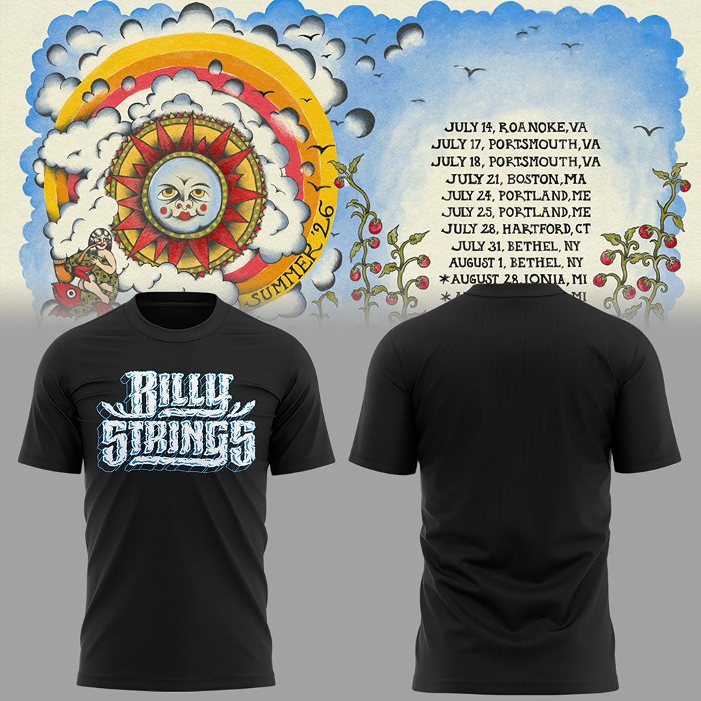 Billy Strings Summer Tour 2026 T-Shirt Billy Strings Merch Best Gift For Music Fans - Kdjoy