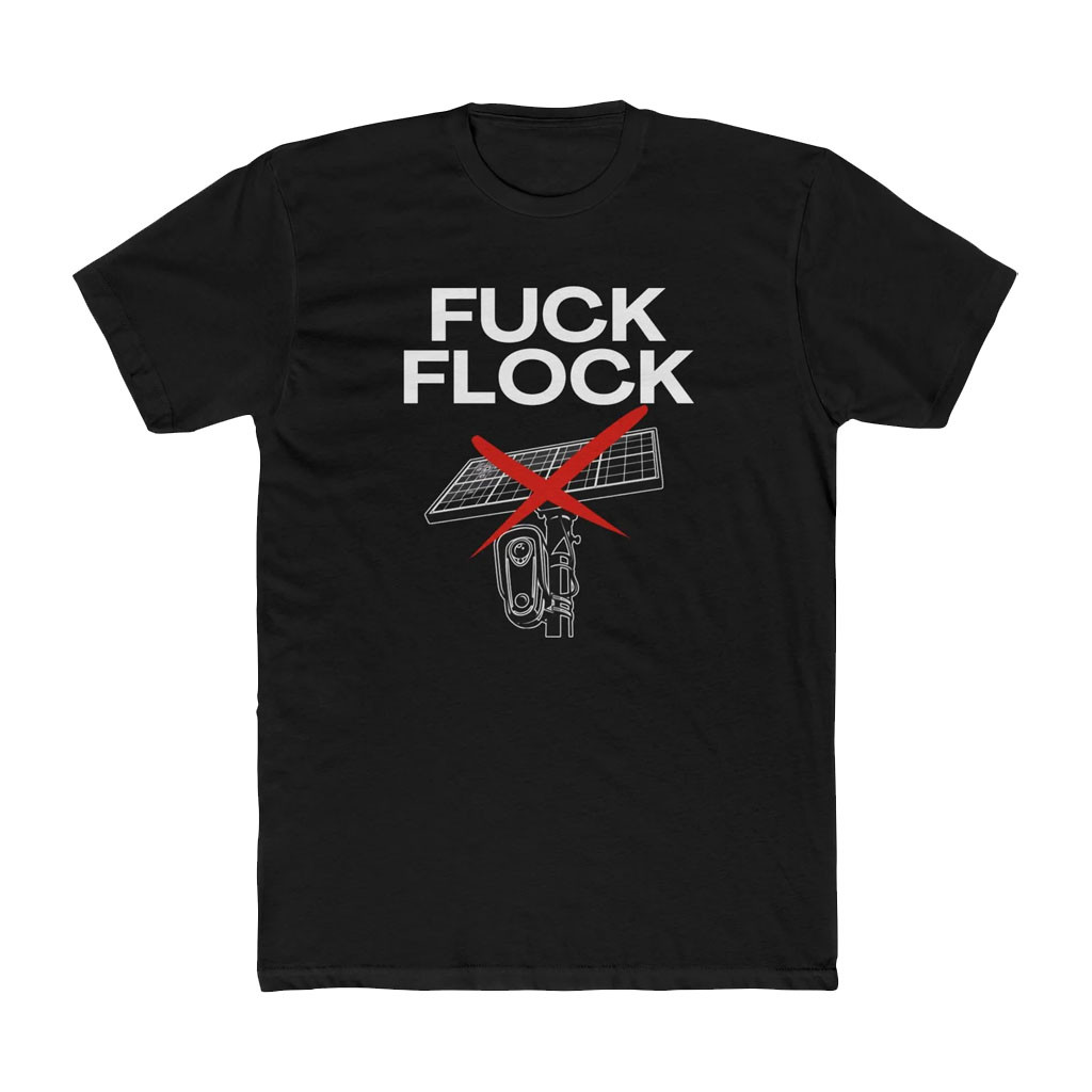 Black Guns Matter Merch 2026 Fck Flock Cameras T-Shirt Black Anti Surveillance Shirt Gift' - Kdjoy