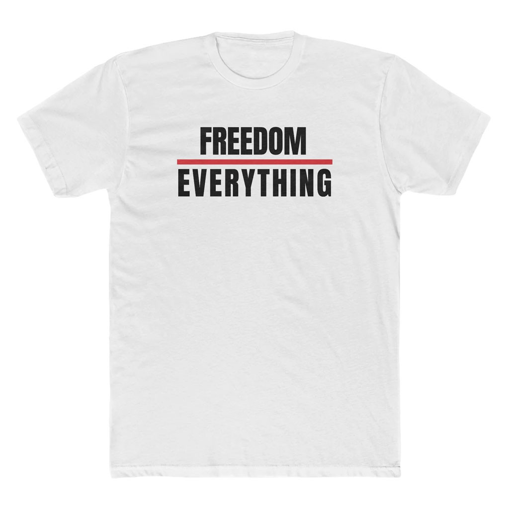 Black Guns Matter Merch 2026 Freedom Over Everything T-Shirt Patriotic Gift Ideas - Kdjoy