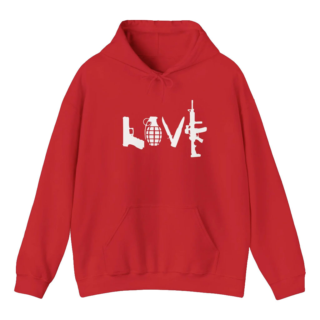 Black Guns Matter Merch 2026 Love Hoodie Pro Gun Rights Hoodie Gun Owner Gifts - Kdjoy