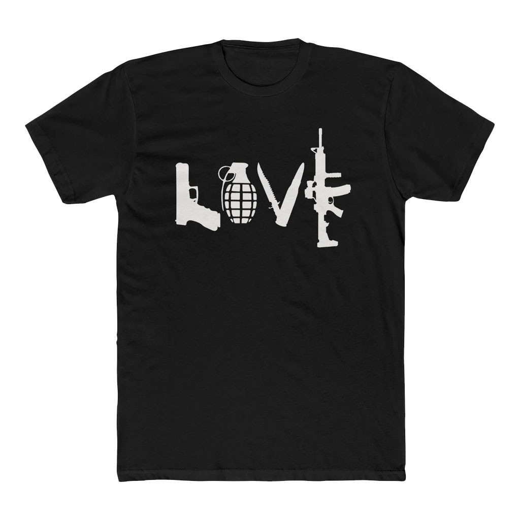 Black Guns Matter Merch 2026 Love T-Shirt Black Pro Gun Rights Shirt Pro Gun Rights Gift - Kdjoy