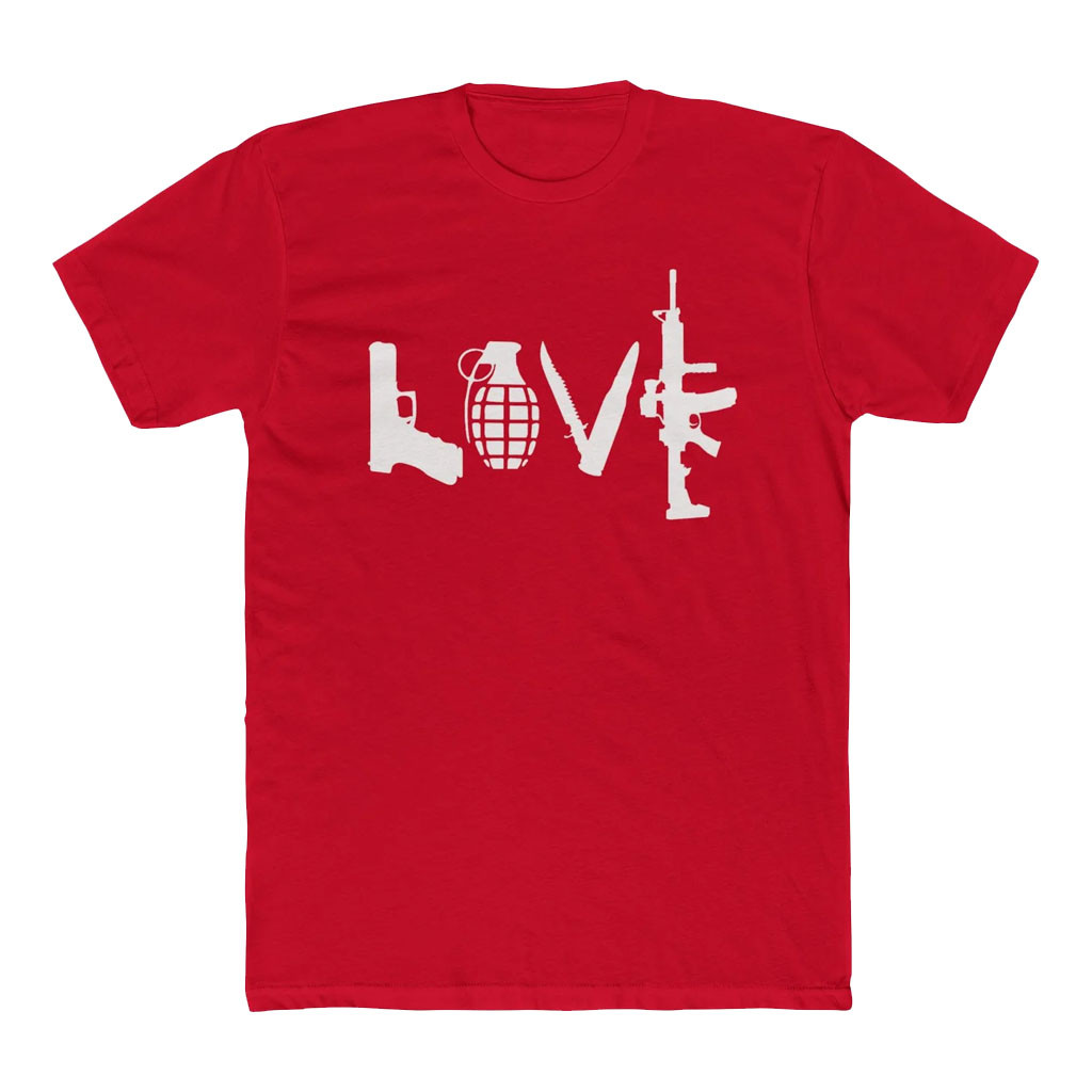 Black Guns Matter Merch 2026 Love T-Shirt Pro Gun Rights Shirt Gifts For Gun Owner - Kdjoy
