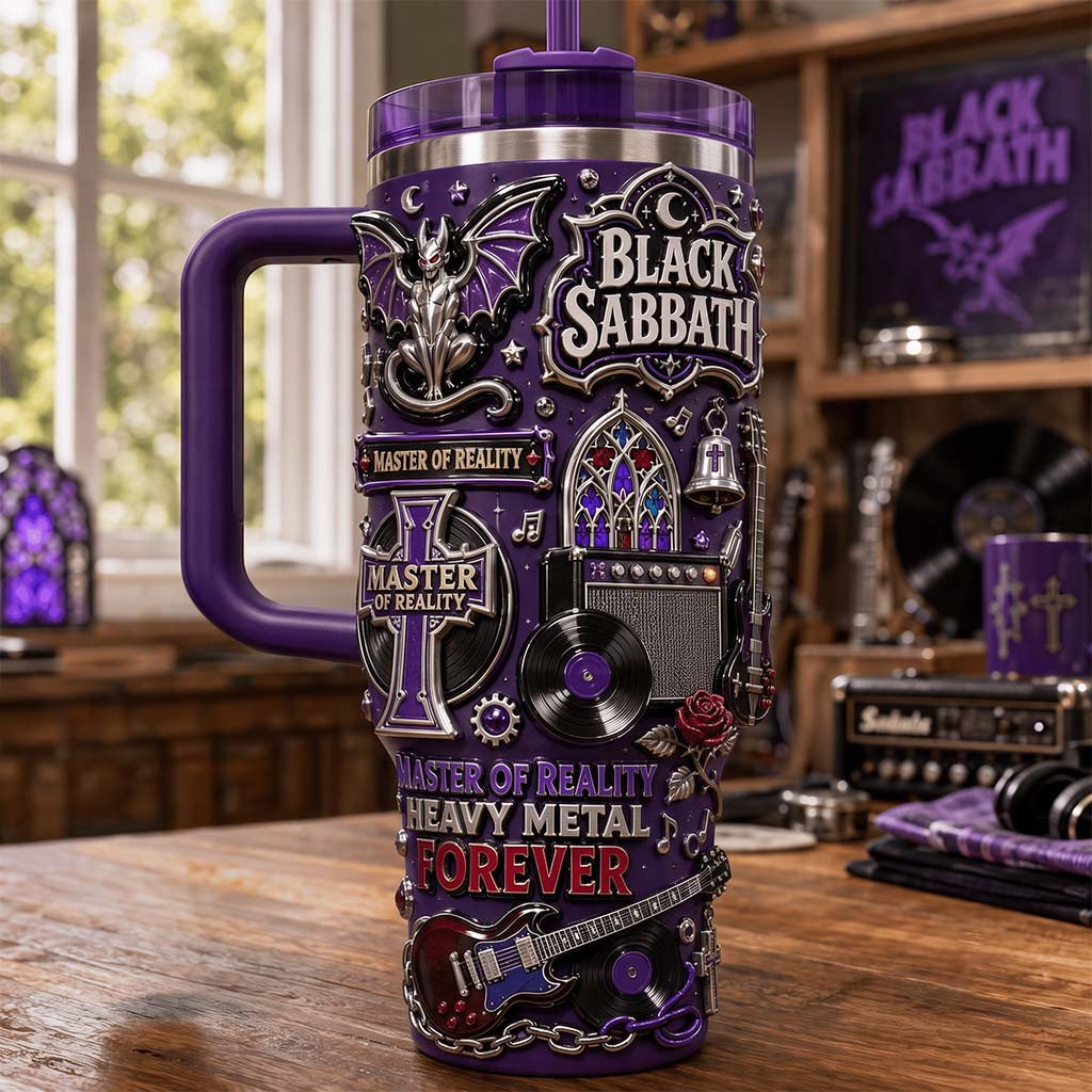 Black Sabbath Merch Master Of Reality Heavy Metal Forever Tumbler Best Gifts For Fans - Kdjoy