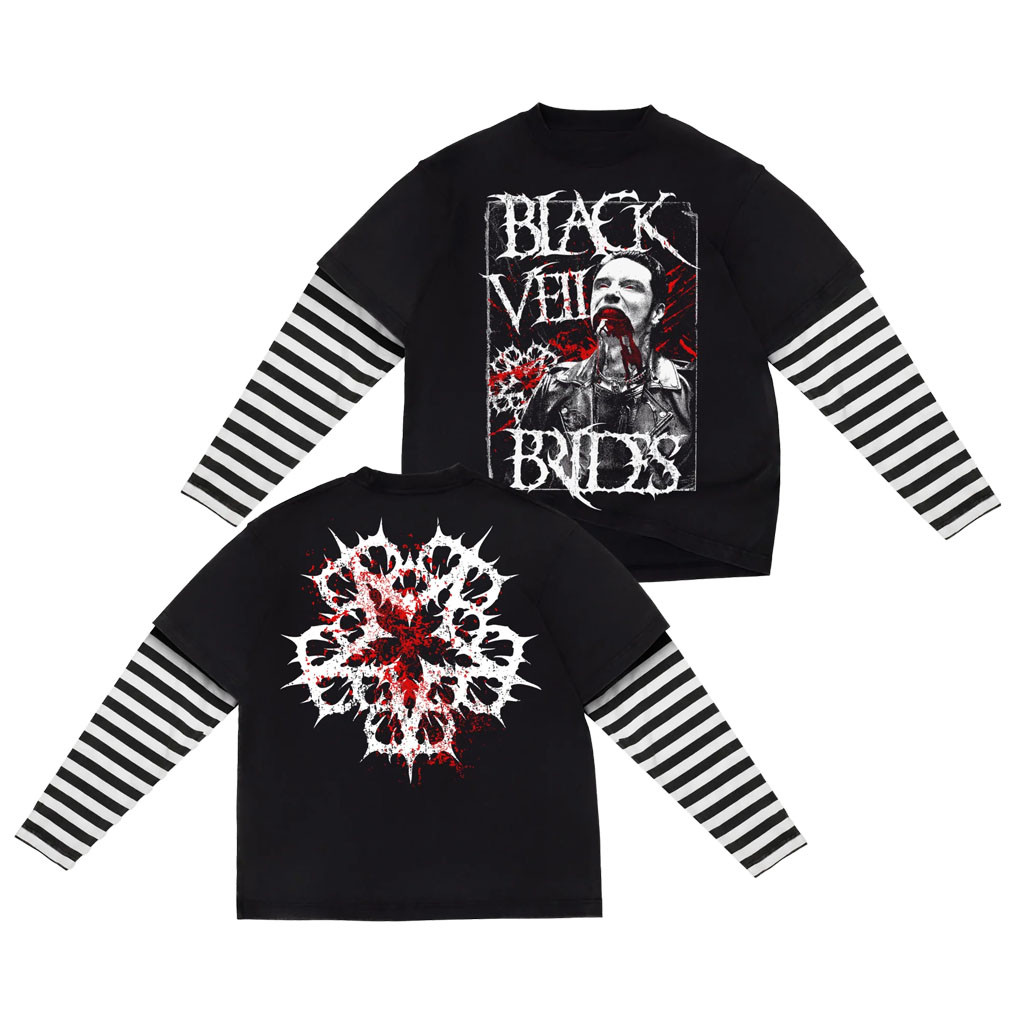 Black Veil Brides Merch 2026 Andy Vampire Long Sleeve Shirt Presents For Rock Lovers
