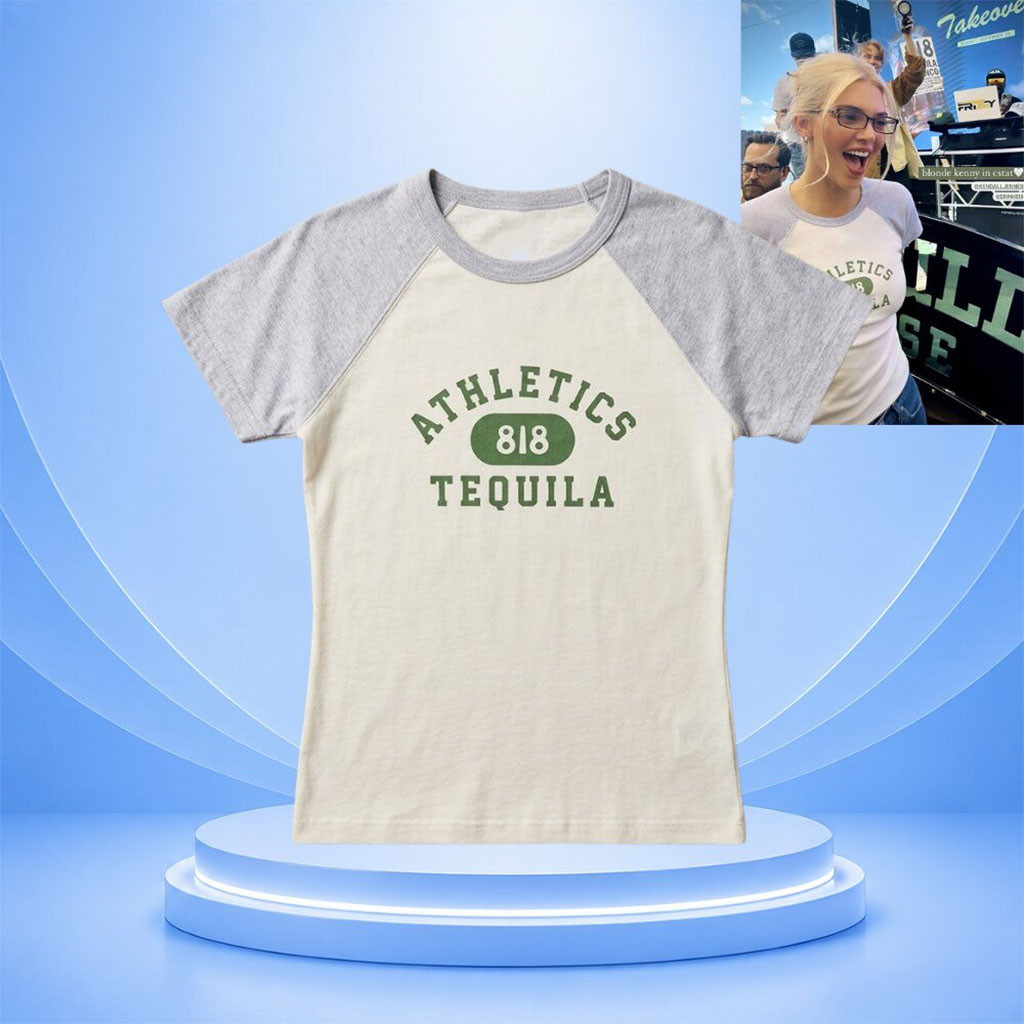 Blonde Kendall Jenner 818 Athletics Tequila Baby Tee 2026 Birthday Gift For Her - Kdjoy