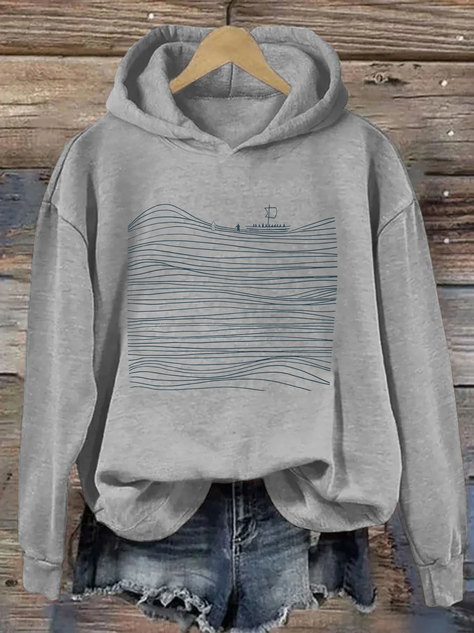 Boho Christian Hoodie Walk On Water Clothing Unique Gift For Him Birthday - Kdjoy Boho Christian Hoodie Walk On Water Clothing Unique Gift For Him Birthday - Kdjoy