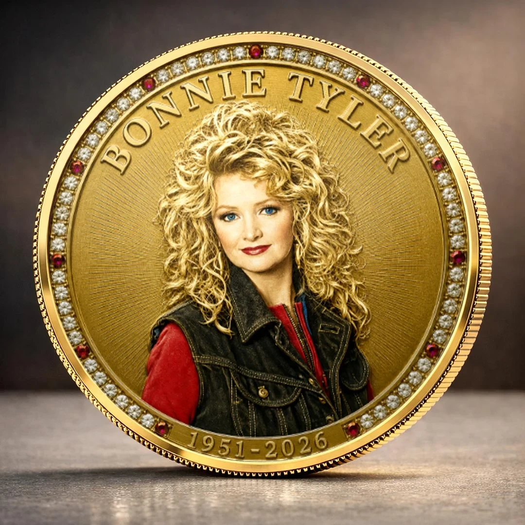Bonnie Tyler Commemorative Coin Bonnie Tyler Merch Best Gifts For Music Lovers - Kdjoy