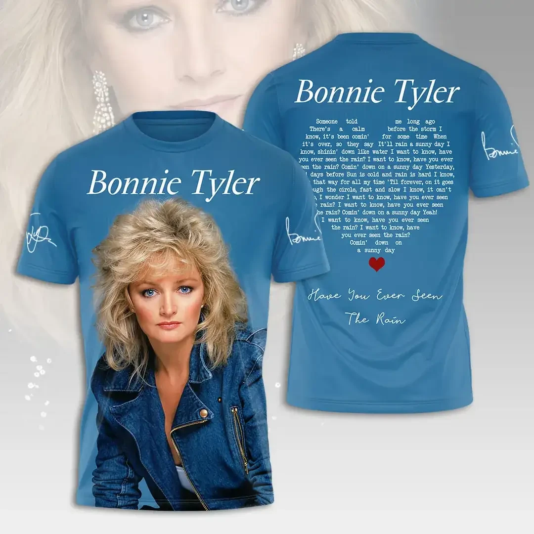 Bonnie Tyler Have You Ever Seen The Rain T-Shirt Bonnie Tyler Merch Gift Ideas For Music Lovers - Kdjoy