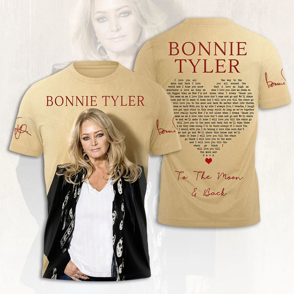 Bonnie Tyler Merch Total Eclipse Of The Heart T-Shirt Music Lover Gifts - Kdjoy Bonnie Tyler Merch Total Eclipse Of The Heart T-Shirt Music Lover Gifts - Kdjoy