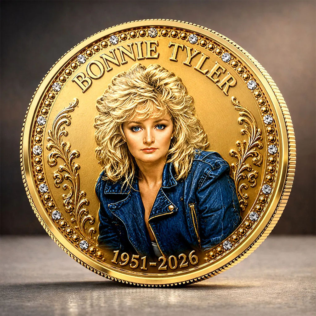 Bonnie Tyler Total Eclipse Of The Heart Commemorative Coin Bonnie Tyler Merch Music Lover Gifts - Kdjoy