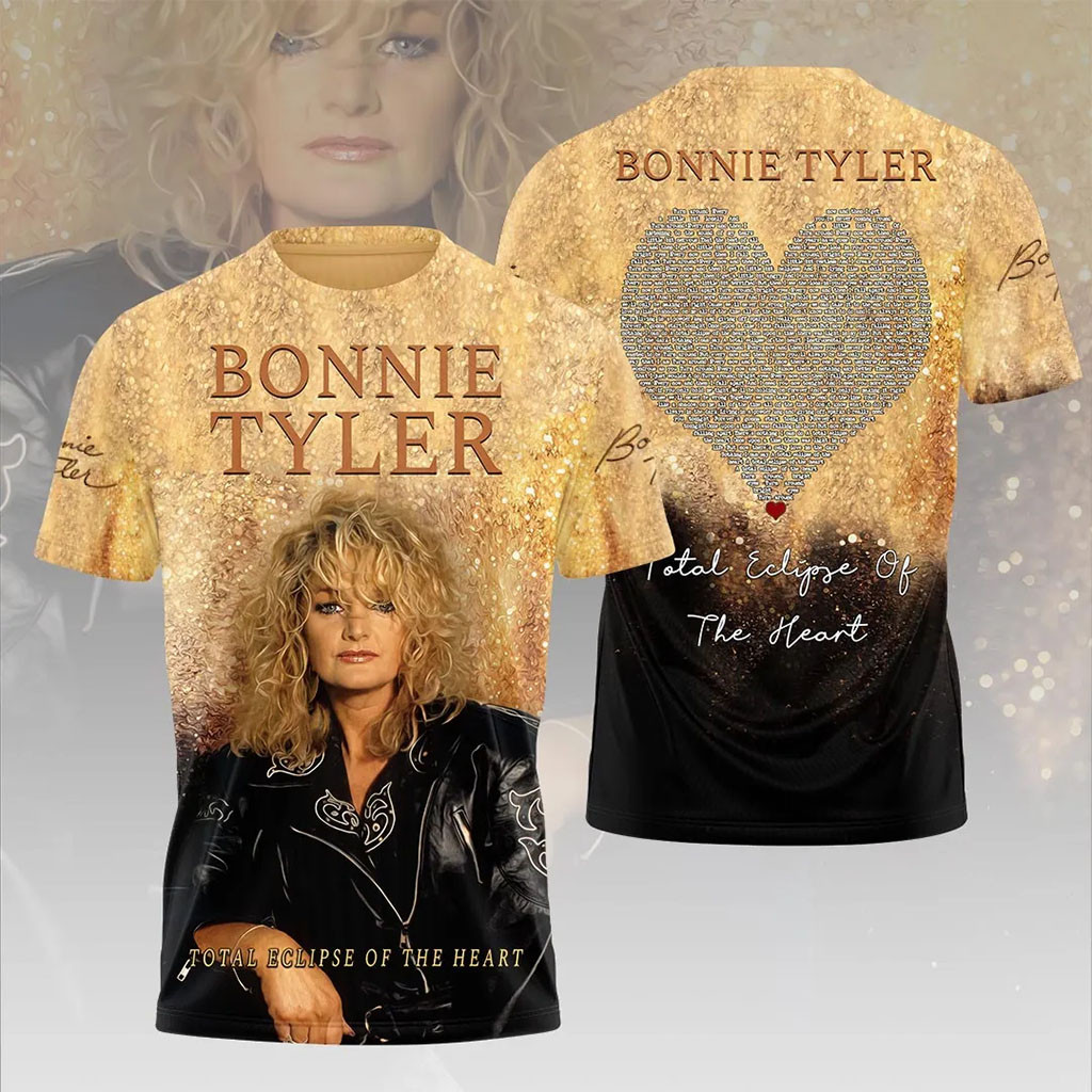 Bonnie Tyler Total Eclipse Of The Heart T-Shirt Bonnie Tyler Merch Music Fan Gifts - Kdjoy Bonnie Tyler Total Eclipse Of The Heart T-Shirt Bonnie Tyler Merch Music Fan Gifts - Kdjoy