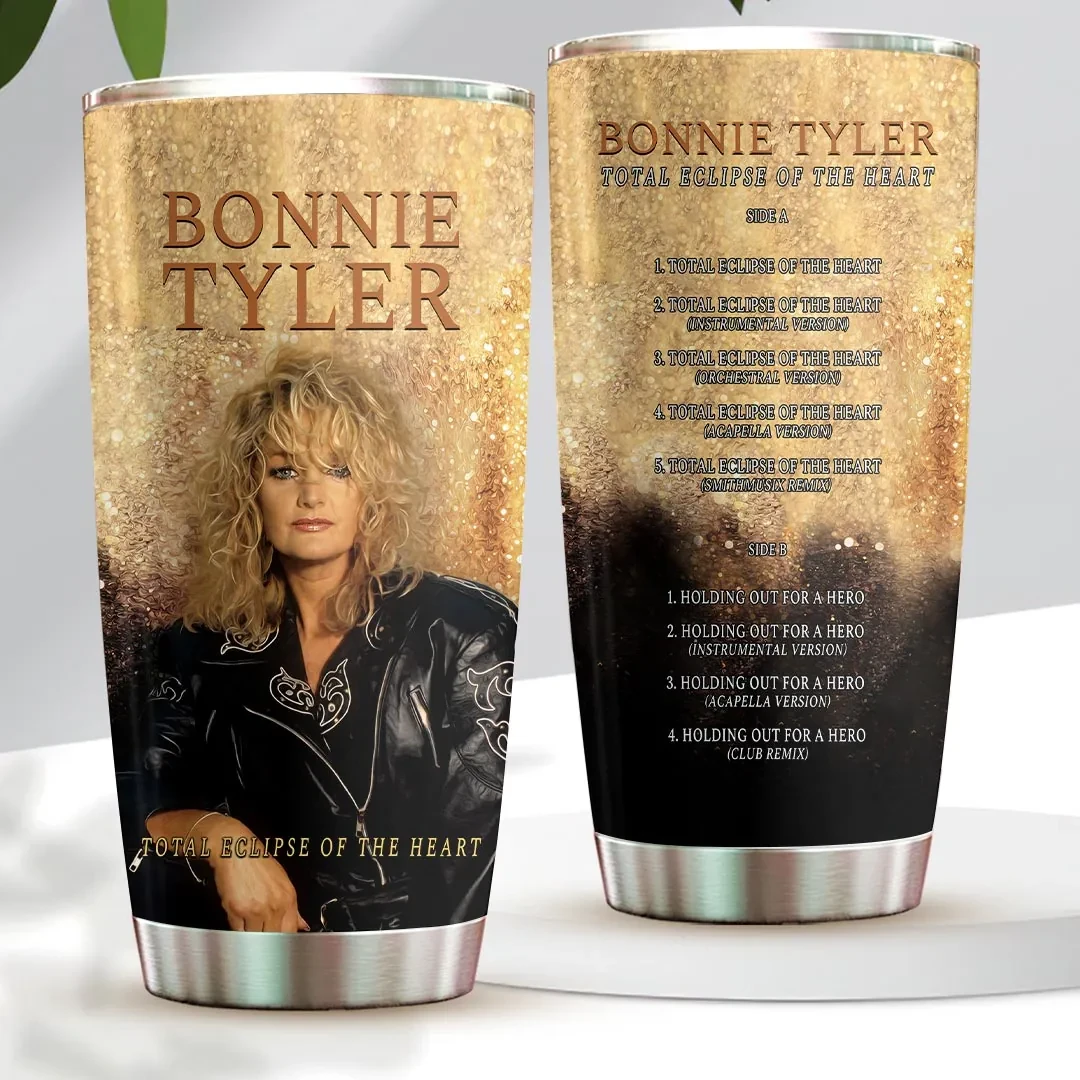 Bonnie Tyler Total Eclipse Of The Heart Tumbler Bonnie Tyler Merch Gift For Music Fans - Kdjoy