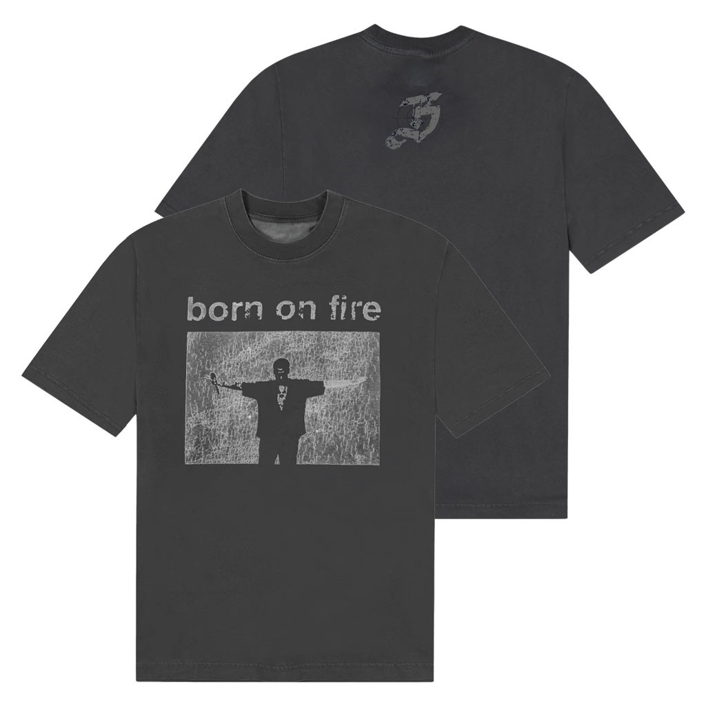 Born On Fire Merch 2026 Blessd X Born On Fire T-Shirt Gift Ideas For Rap Lovers - Kdjoy
