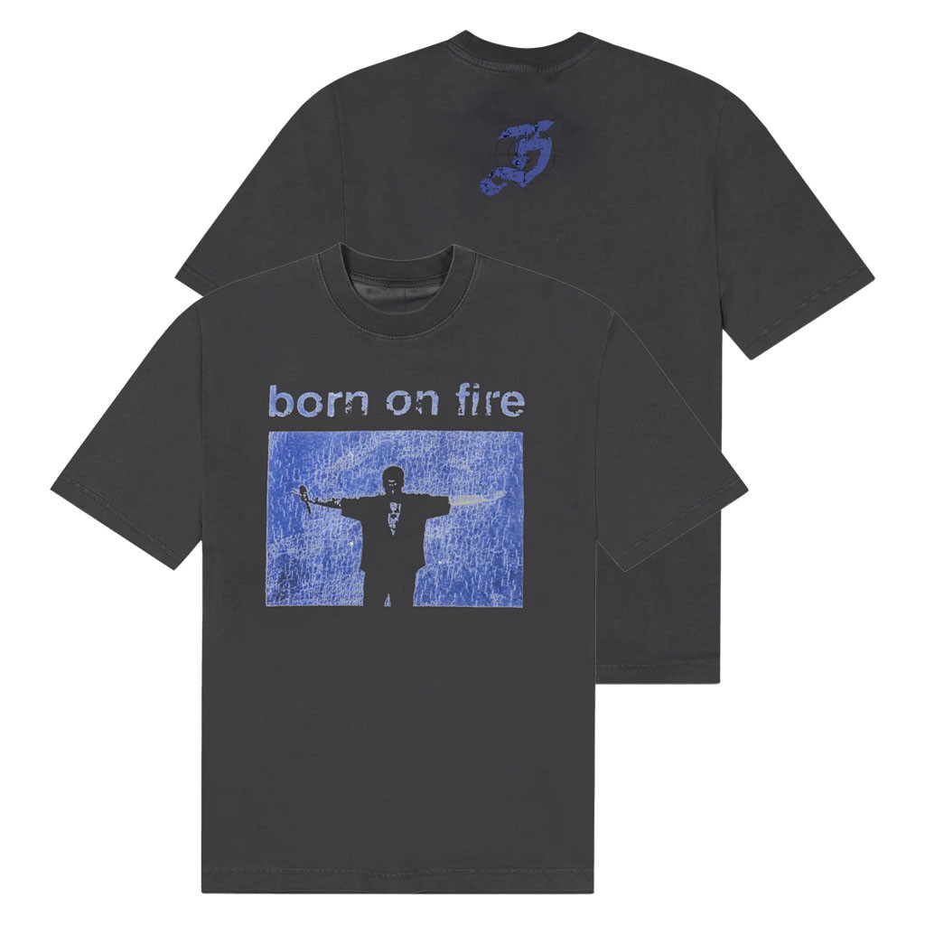 Born On Fire Merch 2026 Blessd X Born On Fire T-Shirt Rapper Fan Gear Gift For Brothers - Kdjoy