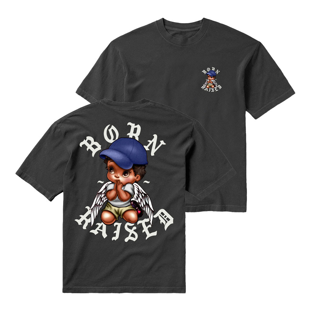 Born X Raised Merch 2026 EL Angel Rocker T-Shirt Birthday Gift For Brothers - Kdjoy