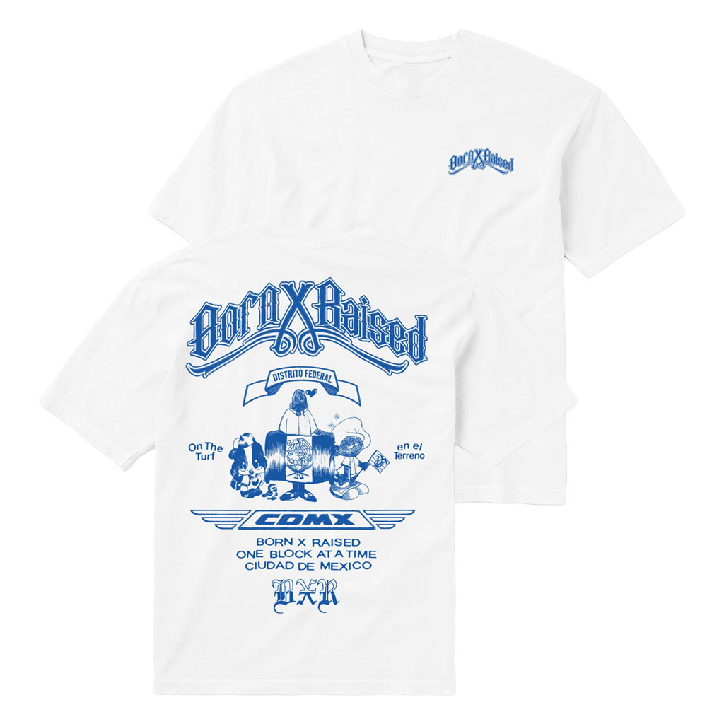Born X Raised Merch 2026 Terreno T-Shirt White Best Gifts For Boyfriend - Kdjoy