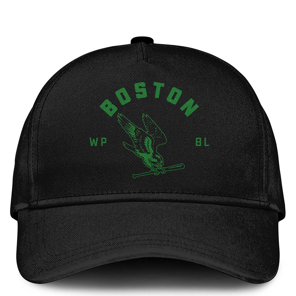 Boston Hunters 2026 Bird With Bat Baseball Hat Black Boston Hunters Merchandise Fans Gifts - Kdjoy