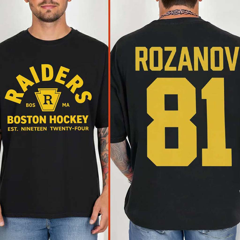 Boston Raiders Rozanov #81 T-Shirt Heated Rivalry Merch Best Gift For Movie Lovers - Kdjoy