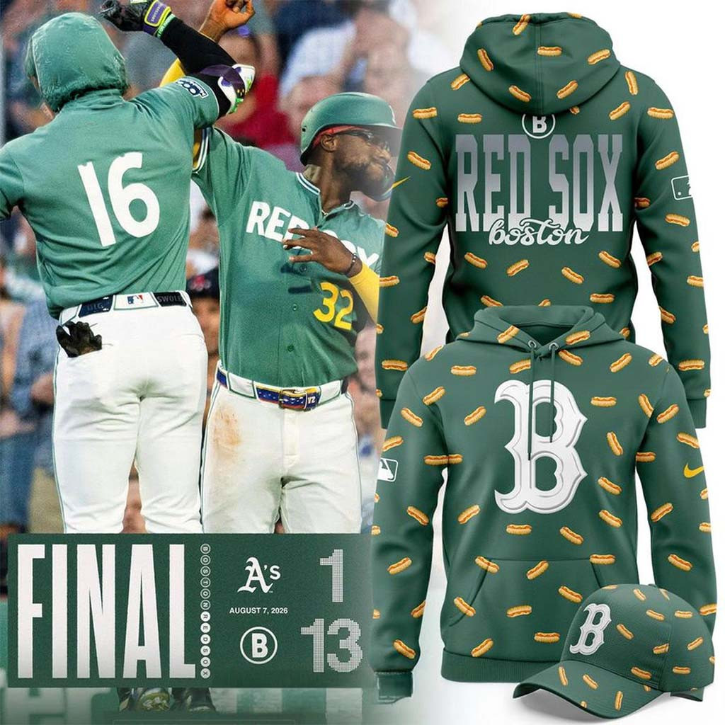 Boston Red Sox 2026 Hot Dog Night City Connect Game Hoodie Red Sox Merch Baseball Fan Gifts - Kdjoy Boston Red Sox 2026 Hot Dog Night City Connect Game Hoodie Red Sox Merch Baseball Fan Gifts - Kdjoy