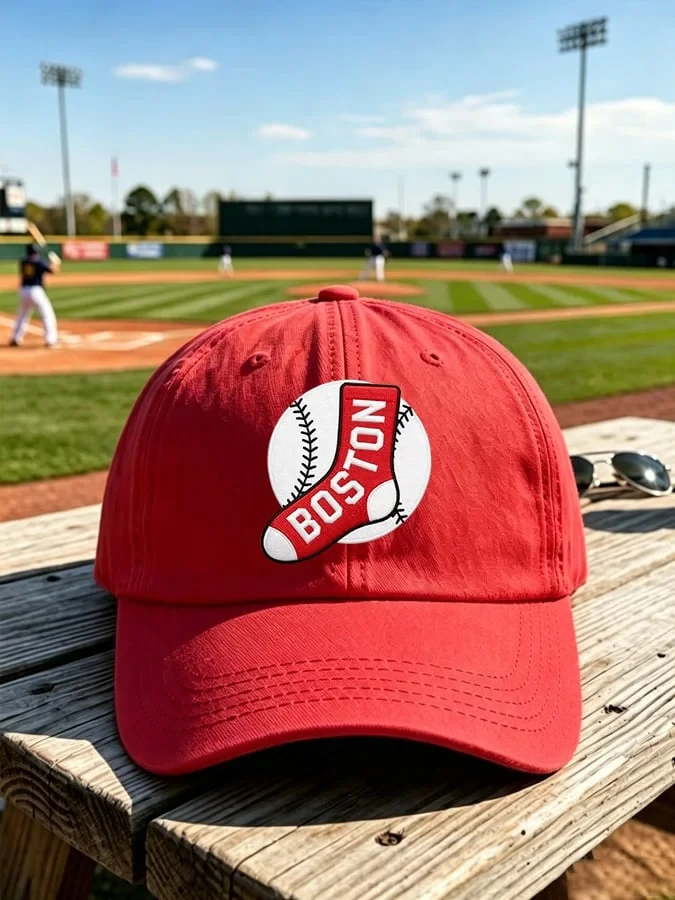 Boston Red Sox Merch Boston Baseball Hat Game Day Cap Cool Gifts For Baseball Lovers - Kdjoy