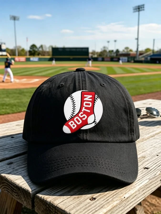 Boston Red Sox Merch Boston Baseball Hat Game Day Cap Cool Gifts For Baseball Lovers - Kdjoy