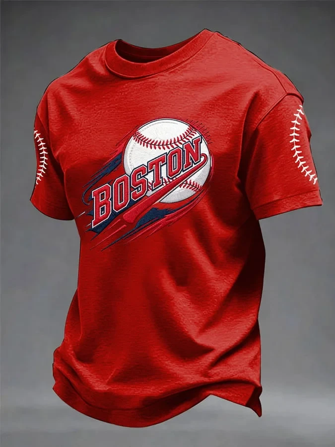 Boston Red Sox Merch Boston Baseball T-Shirt Gifts For Baseball Lovers - Kdjoy
