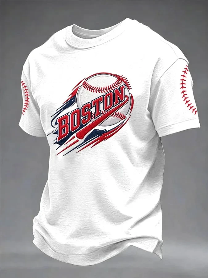 Boston Red Sox Merch Boston Baseball T-Shirt Gifts For Baseball Lovers Idea - Kdjoy