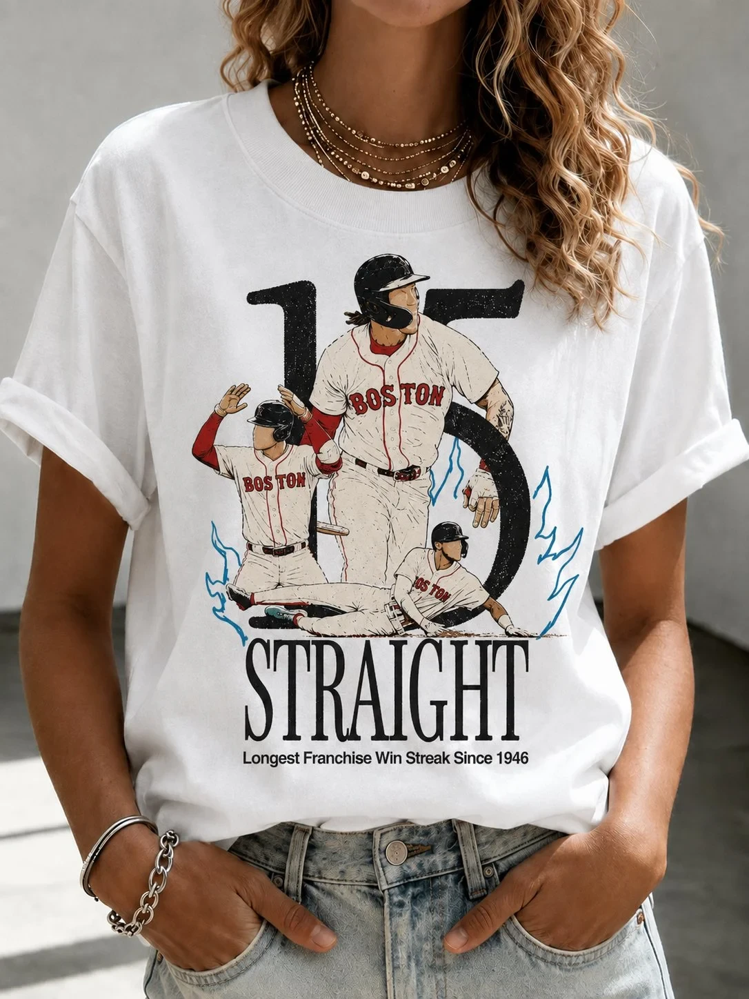 Boston Red Sox Merch Straight Longest Franchise Win Streak Since 1946 T-Shirt Baseball Fan Gear - Kdjoy Boston Red Sox Merch Straight Longest Franchise Win Streak Since 1946 T-Shirt Baseball Fan Gear - Kdjoy