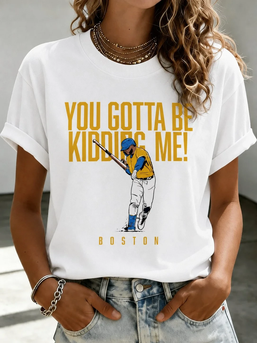 Boston Red Sox Merch You Gotta Be Kidding Me T-Shirt Baseball Fan Gear Women - Kdjoy Boston Red Sox Merch You Gotta Be Kidding Me T-Shirt Baseball Fan Gear Women - Kdjoy