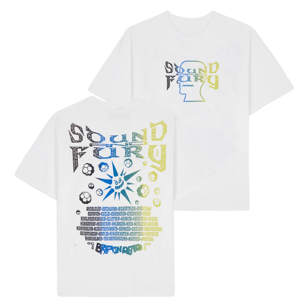 Brain Dead Merch 2026 Brain Dead X Sound And Fury Lineup T-Shirt Best Gift For Music Lovers - Kdjoy Brain Dead Merch 2026 Brain Dead X Sound And Fury Lineup T-Shirt Best Gift For Music Lovers - Kdjoy