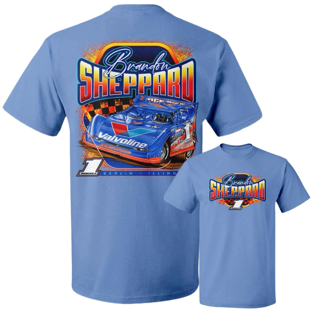 Brandon Sheppard Merch 2026 Rocket1 X BSheep Checkered Heat T-Shirt Cool Gift For Him - Kdjoy