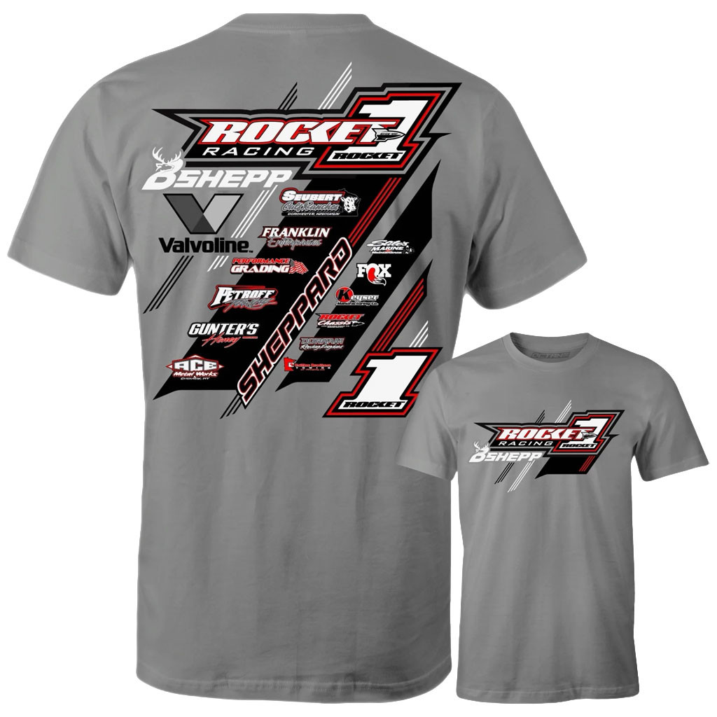 Brandon Sheppard Merch 2026 Rocket1 X BSheep Crew T-Shirt Gifts Ideas For Racing Lovers - Kdjoy