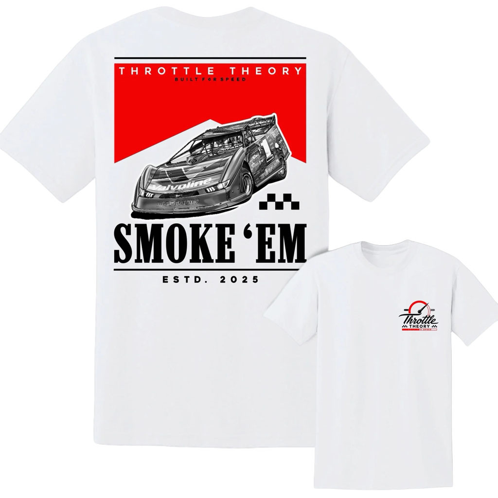 Brandon Sheppard Merch 2026 Throttle Theory X Rocket1 Smoke Em' T-Shirt Best Gift For Dad - Kdjoy