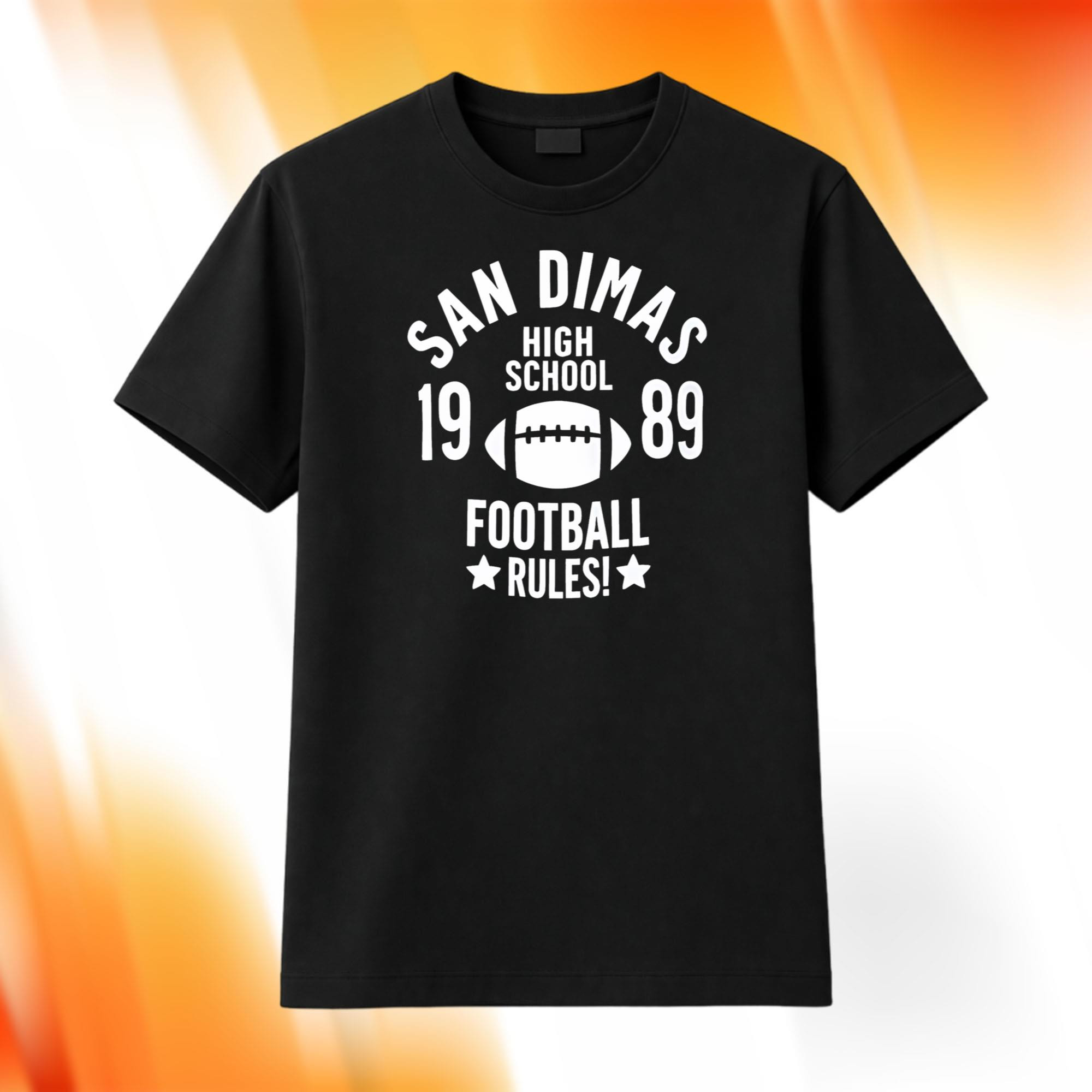 Brandon Walker San Dimas High School 1989 Football Rules Shirt Brandon Walker Merch Dad Gifts - Kdjoy