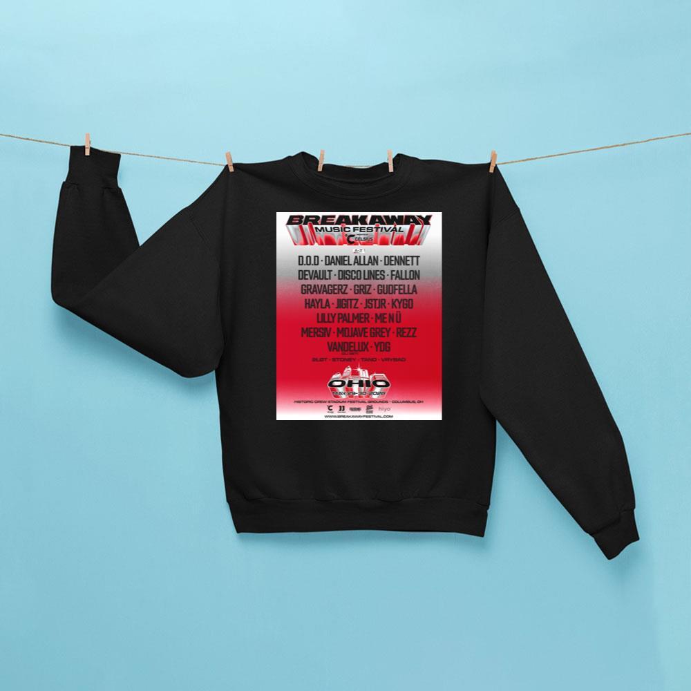 Breakaway Ohio 2026 Music Festival Sweatshirt Black Best Gifts For Music Lovers - Kdjoy