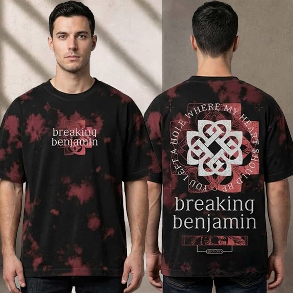 Breaking Benjamin 2026 Summer Nights Collection Breath Logo T-Shirt Breaking Benjamin Merch - Kdjoy