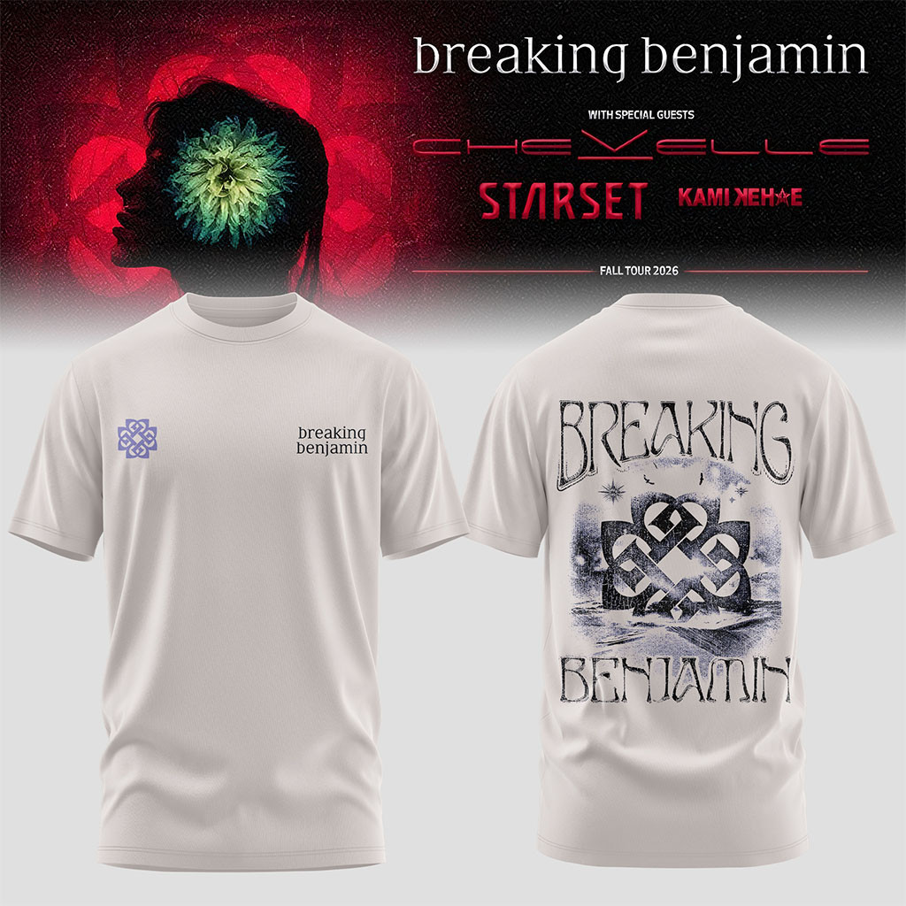 Breaking Benjamin American Tour 2026 Rock Band T-Shirt Breaking Benjamin Merch Him Gifts - Kdjoy