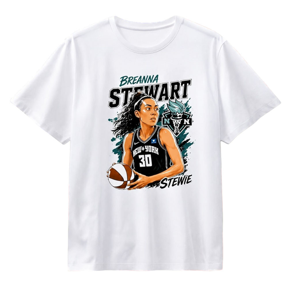Breanna Stewart New York Liberty Stewie 30 T-Shirt NY Liberty Merch Gift For Basketball Lover - Kdjoy