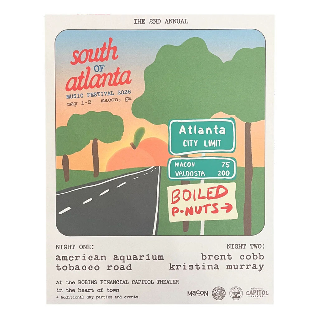 Brent Cobb Merch 2026 South Of Atlanta Poster Wall Art Decor Gift For Music Lovers - Kdjoy Brent Cobb Merch 2026 South Of Atlanta Poster Wall Art Decor Gift For Music Lovers - Kdjoy