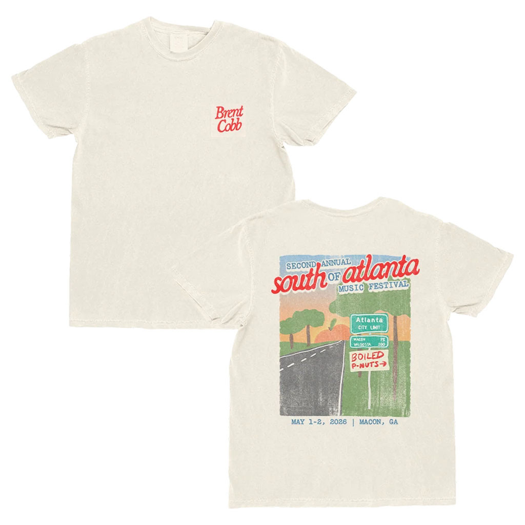 Brent Cobb Merch 2026 South Of Atlanta T-Shirt Music Festival Outfits Gift For Country Fans - Kdjoy Brent Cobb Merch 2026 South Of Atlanta T-Shirt Music Festival Outfits Gift For Country Fans - Kdjoy